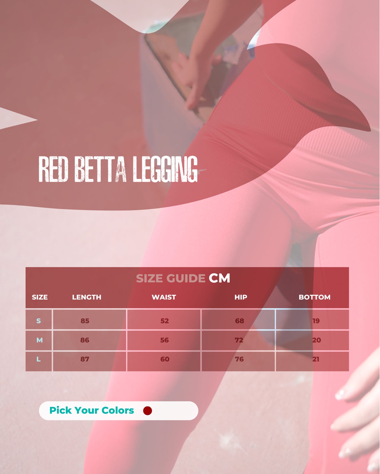 Red Betta Leggings