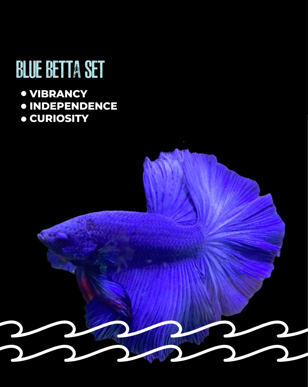 Blue Betta top